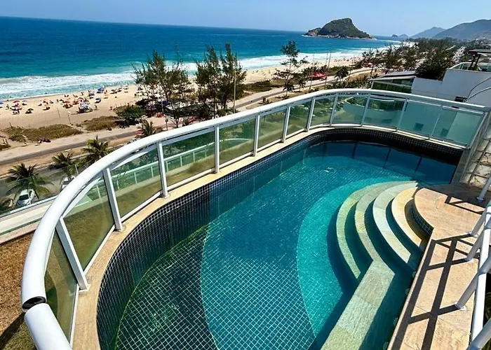 Apartamento Duplex Com Piscina Frente Mar Recreio